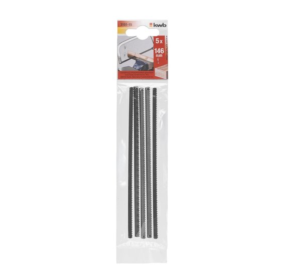 Wemekamp Handzagen en messen - Juniorzaagblad hout 146 mm 5 st. kaart