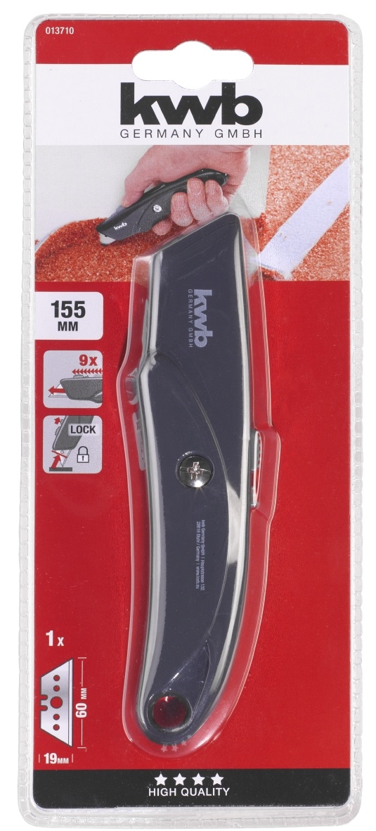 KWB Tapijtmes 155 mm met Trapezium Mesje