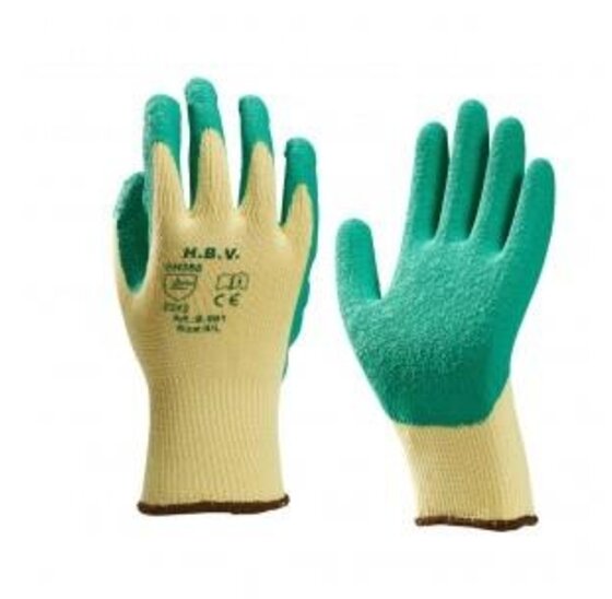 Wemekamp Werkhandschoenen Showa latex groen 9991 XL-10