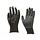 Werkhandschoenen HBV nylon latex coating zwart L-9