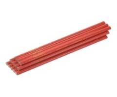 Timmermans-potloden rood, 12 stuks - Markeren