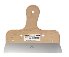 Spackmes 250 mm en 500 mm - Roestvrijstaal met houten greep