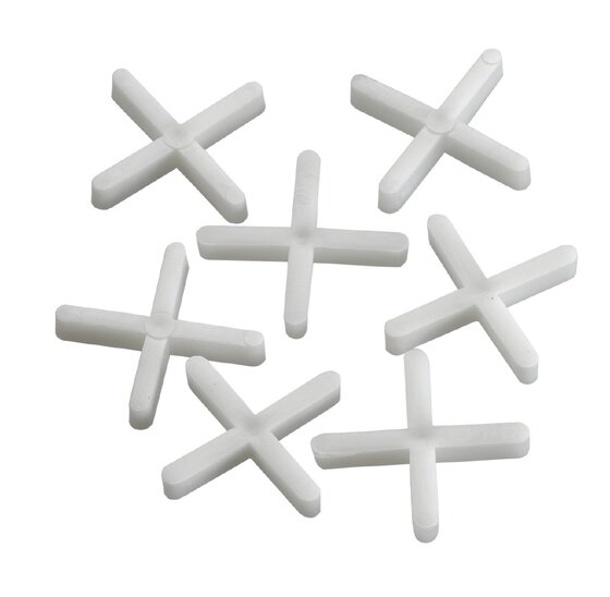 Wemekamp Metselen en stucen - Tegelkruisjes kunststof wit 2,0x18 mm 250 st.