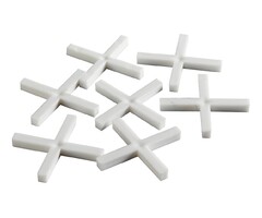 Metselen en stucen - Tegelkruisjes kunststof wit 2,5x18 mm 250 st.