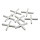 Metselen en stucen - Tegelkruisjes kunststof wit 2,5x18 mm 250 st.