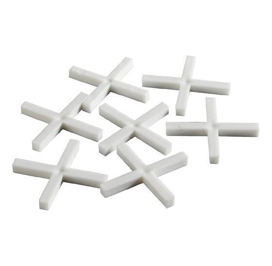 Wemekamp Metselen en stucen - Tegelkruisjes kunststof wit 2,5x18 mm 250 st.