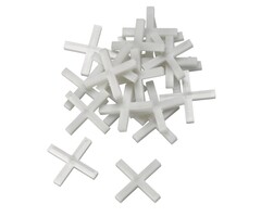 Metselen en stucen - Tegelkruisjes kunststof wit 4,0x28 mm 250 st.