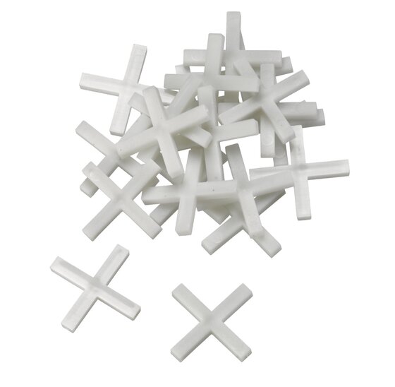 Wemekamp Metselen en stucen - Tegelkruisjes kunststof wit 4,0x28 mm 250 st.