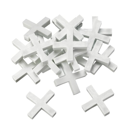 Wemekamp Metselen en stucen - Tegelkruisjes kunststof wit 5,0x28 mm 200 st.