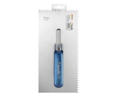 Pleisterspaan 2 kanten getand 4mm RVS 280x130mm