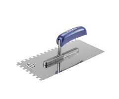 Pleisterspaan 2 kanten getand 8 mm RVS 280x130 mm