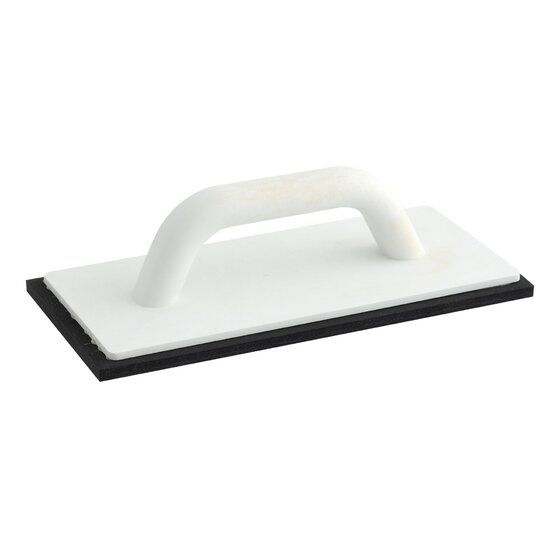 Wemekamp Metselen en stucen - Strijkbord met 10 mm zwart rubber, celstructuur, 280x140 mm