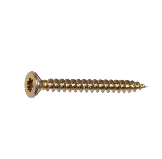 Wemekamp Eurofix kuipverpakking - Eurofix spaanplaatschroef geel verzinkt PK TX-25 5.0x40 (200ST)