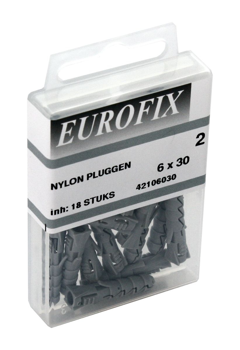 Wemekamp Eurofix Muurplug met Schroefduim Verzinkt - Blisterverpakking