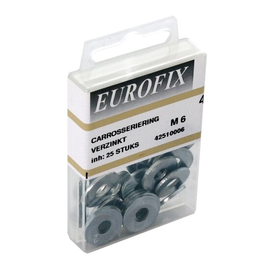 Wemekamp Eurofix Zeskantmoer Verzinkt - Blisterverpakking