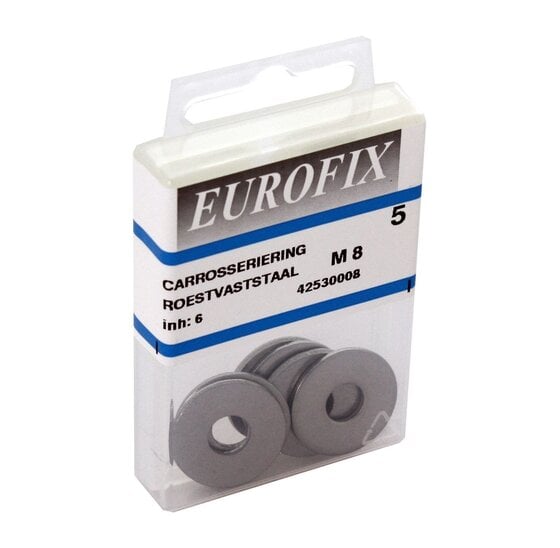 Wemekamp Eurofix blisterverpakking - Eurofix sluitring RVS