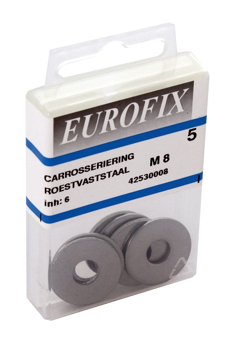 Wemekamp Eurofix Sluitring RVS - Carrosseriering M8