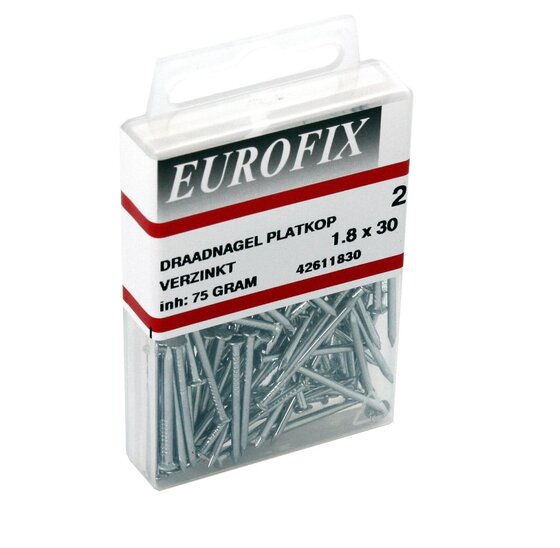 Wemekamp Eurofix Draadnagel Verzinkt PK - Blisterverpakking