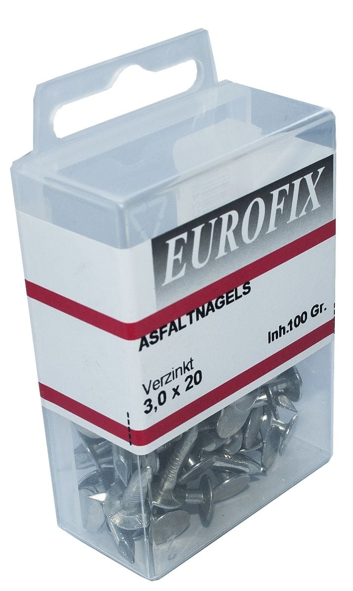 Wemekamp Eurofix Asfaltnagel Verzinkt 3.0x20mm (100gr)