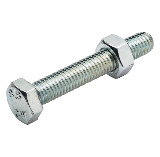 Wemekamp Eurofix blisterverpakking - Eurofix tapbout+moer verzinkt 8.8
