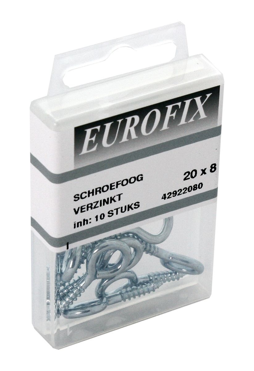 Eurofix Schroefoog Verzinkt - Diverse Maten
