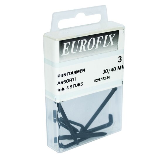 Wemekamp Eurofix Puntduim Assorti 2.2x30/40mm (8 stuks)