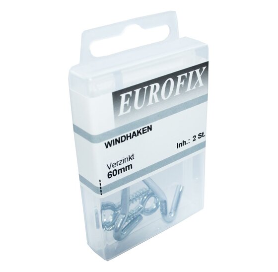 Wemekamp Eurofix blisterverpakking - Eurofix windhaak verzinkt