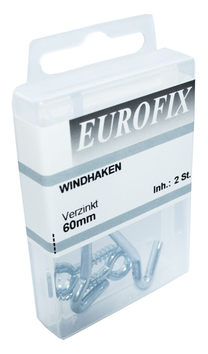 Wemekamp Eurofix blisterverpakking - Eurofix windhaak verzinkt