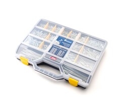Assortimentskoffer Spaanplaatschroef RVS PZ (1435ST)
