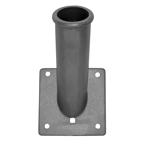 Wemekamp Vlaggenstokhouder Aluminium met Grondplaat