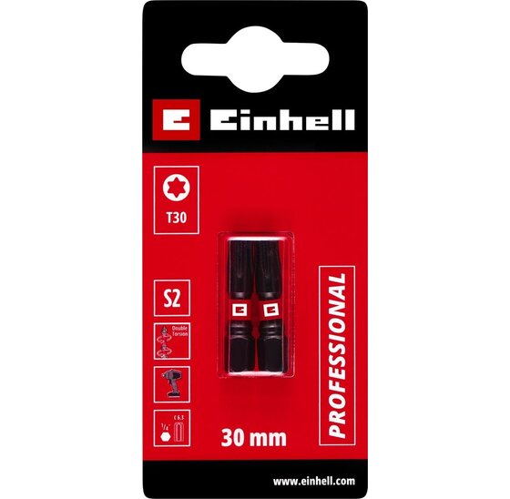 Wemekamp Schroefbit Dubbel Torsion 30mm T30 S2 (2 stuks)