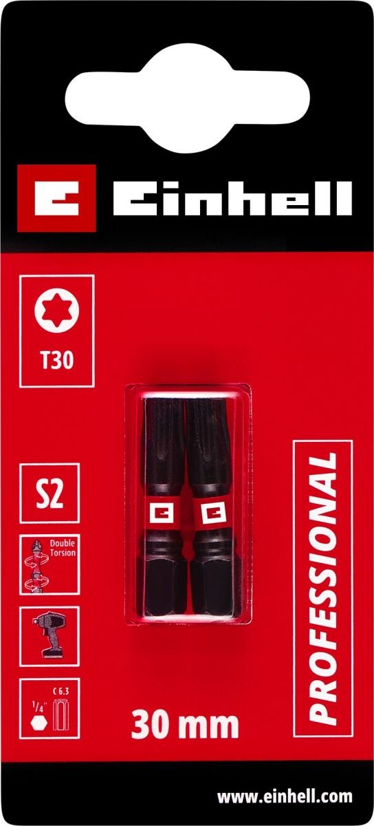 Wemekamp Schroefbit Dubbel Torsion 30mm T30 S2 (2 stuks)