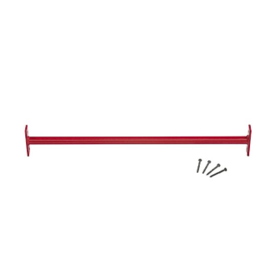 Wemekamp Duikelstang Rood Gecoat Ø 33 MM 900 MM incl. Bevestiging