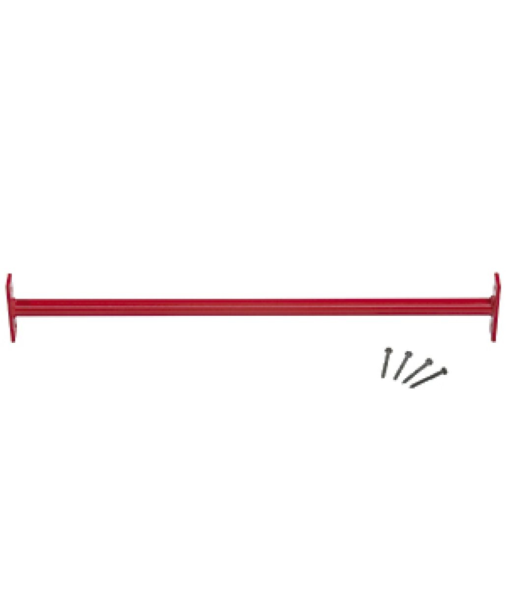 Wemekamp Duikelstang Rood Gecoat Ø 33 MM 900 MM incl. Bevestiging