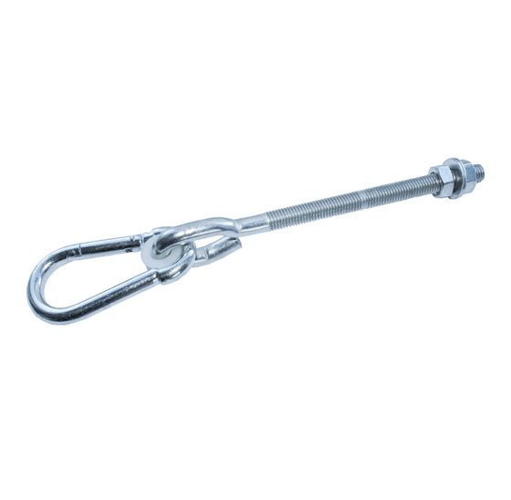 Wemekamp Schommelhaak met Karabijnhaak Verzinkt M12x140 MM