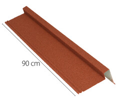 EASY-Pan Dakbedekking - EASY-Pan windveer rood 90 cm