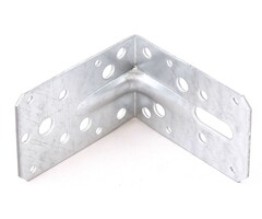 Overig - Hoekanker met ril zwart textuur coating