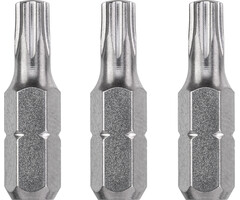 Schroeven - Schroefbit ¼" torx T10 50 mm 3 stuks kaart