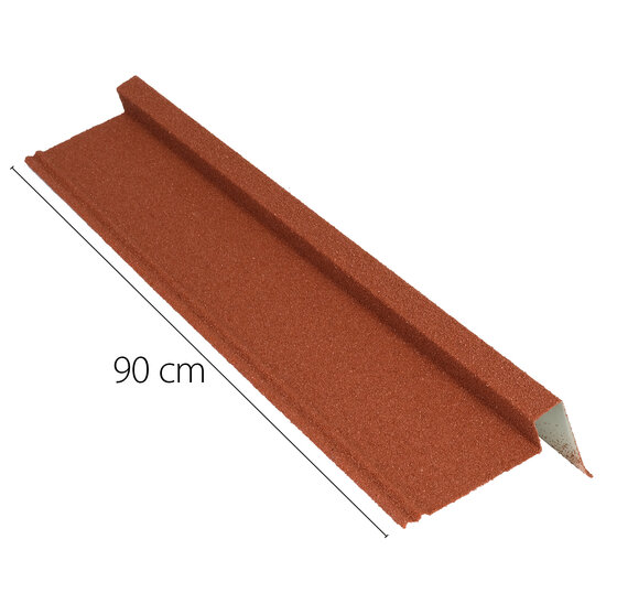 EASY-Pan Dakbedekking - EASY-Pan windveer rood 90 cm