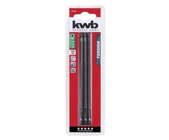 Overig - Torsie bitset T25, T30, T40, 150 MM Torx kaart