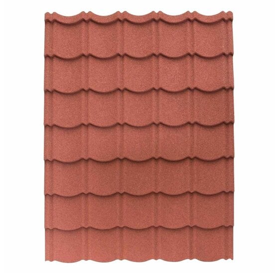 EASY-Pan Dakbedekking - EASY-Pan display metaal rood