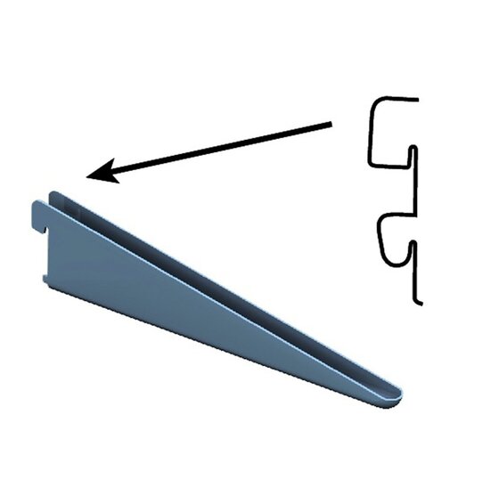 Overig - Element systeem 32 drager dubbel 57 cm staal wit