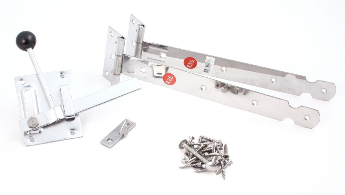 Tuinheksluiting-set RVS - Complete Montageset