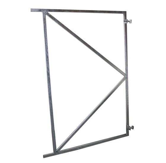 Poortframe Verzinkt 155x90 cm met Verstelbare Ophangpunten