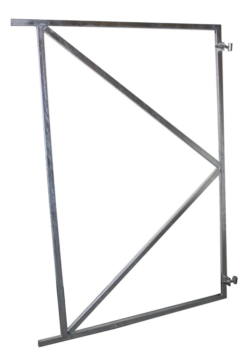 Poortframe Verzinkt 155x90 cm met Verstelbare Ophangpunten
