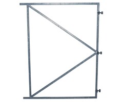 Poortframe verzinkt 155x140 cm met 3 verstelbare ophangpunten