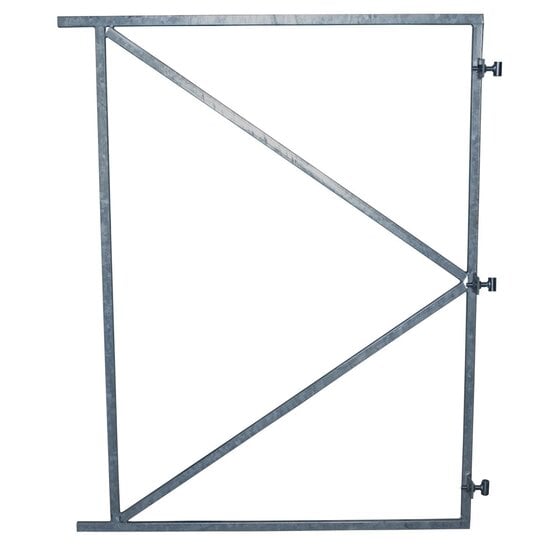 Poortframe verzinkt 155x140 cm met 3 verstelbare ophangpunten