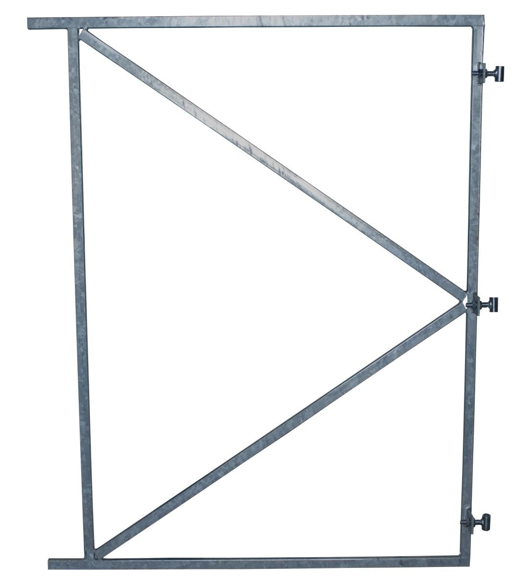 Poortframe verzinkt 155x140 cm met 3 verstelbare ophangpunten