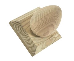 Peer 80x80mm - Decoratief houten afdekelement