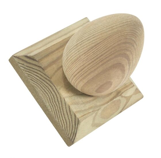 Peer 80x80mm - Decoratief houten afdekelement